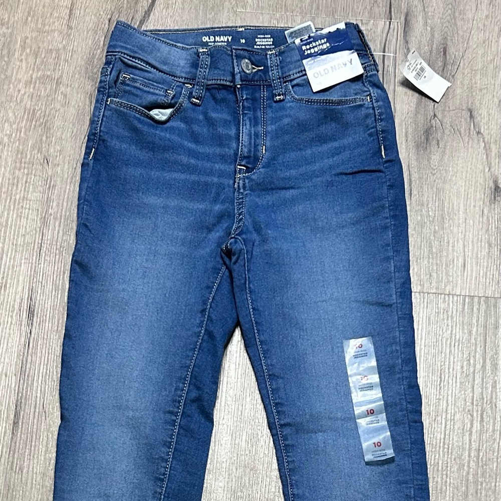 Old Navy Rockstar Jeggings 360° Stretch Kids sz 10